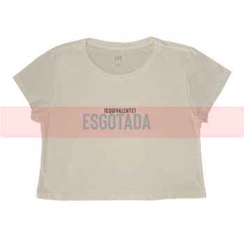 PRODUTO ESGOTADO- Cropped Bege