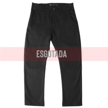 Calça Chino Preta -  Bolso lateral