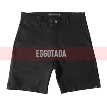 Bermuda Bolso Lateral Preta