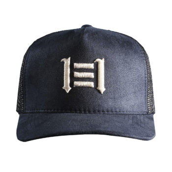 Boné Trucker Camurça - bordado em alto relevo